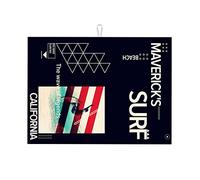 Tappetini per piatti retrò con personalità, poster illustrativo con lettere ispiratrici, design per asciugare i piatti, tappetino in silicone per la cucina, grande 18 x 24 pollici