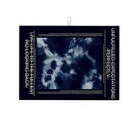 Tappetini per piatti retrò con personalità, poster illustrativo con lettere ispiratrici, design per asciugatura, decorazione da cucina, grandi 18 x 24 pollici