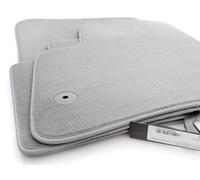 Tappetini per Porsche Cayenne 957 (2002 - 2010), in velluto, di qualità originale, colore grigio, 4 pezzi