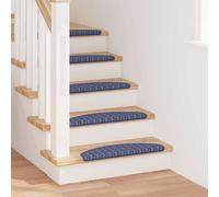 vidaXL Tappetini per scale autoadesivi 15 pz 65 x 21 x 4 cm Non-Slip