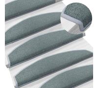 Tappetini per scale autoadesivi 15 pz 80 x 24,5 x 3,5 cm
