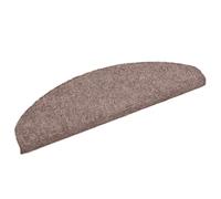 Tappetini per Scale Autoadesivi 30 Pz 65x21x4 cm Marrone Chiaro scivolo | Polipropilene robusto, pelo 3 mm, lavabili in lavatrice, riduzione rumore, facili da stendere