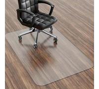 Tappetini per Sedie da Ufficio, PVC Tappeto Salvapavimento Antiscivolo Tappetino Trasparente, Tappeto Salvapavimento per Parquet per Corridoio Pavimenti in legno(50cm x 60cm)