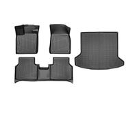 Tappetini Per Skoda Per Enyaq Iv 50 Benzina 2023-2025 Guida Sinistra Tutte Stagioni Rivestimenti Pavimenti TPE Tappetini Tappeti Pavimenti(Set da 4 pezzi)