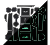 Tappetini Per Slot Per Cancelli Auto Tappetino In Gomma Antiscivolo Per Outlander 2013-2019 Accessori Interni Di Terza Generazione Protegge la superficie originale del veicolo(Wit)