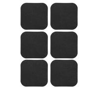 Tappetini per tapis roulant, 6 pezzi, cuscinetti ammortizzanti per la riduzione del rumore, per bicicletta, vogatore, tappetini antiscivolo per casa, ufficio, appartamento, garage, allenamento