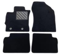 Tappetini per Toyota Auris II dal 2013 Anche Hybrid Su misura in moquette nera