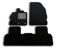 Tappetini Renault Scenic - Grand Scenic III - Anche X-mod dal 2009-2016, su Misura, Antiscivolo, battitacco in gomma rinforzata, bottoni di fissaggio