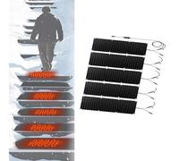 Tappetini riscaldanti for esterni anti-neve - Tappetini riscaldanti for vialetti e ingressi con cavo di alimentazione for la rimozione della neve invernale (5 pezzi 15,7x63 pollici)(40x120cmx5Pcs)