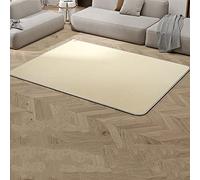 Tappetini riscaldati - Tappeti riscaldati con texture in pelle 3D, riscaldatore da pavimento resistente allo sporco, tappetino riscaldante impermeabile, per l'uso invernale in casa, giallo, 120x200