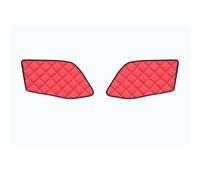 Tappetini rivestimento portiera rosso in eco pelle MAN TGX 2020 + interno camion