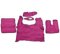 Tappetini Rosa In Eco Pelle Per MAN TGX 2020+ Modelli Automatici A Destra