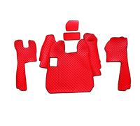 Tappetini ROSSO Interi Rivestimenti in Ecopelle per Scania R 2005-2010 Manuale