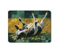 Tappetini scolapiatti a forma di mucca per il bancone della cucina, tappetino scolapiatti in gomma assorbente a forma di animale rustico da fattoria, protezione per decorazioni estive da cucina, 18x24