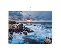 Tappetini scolapiatti con vista mare e cielo per il piano della cucina, in microfibra, ultra assorbenti, grandi, 18 x 24 pollici