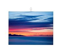 Tappetini scolapiatti con vista mare e cielo per il piano della cucina, piccoli tappetini scolapiatti, decorazioni per la cucina, grandi, 18 x 24 pollici