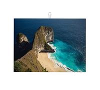 Tappetini scolapiatti con vista sulla spiaggia per il piano di lavoro della cucina Fotografia sulla spiaggia Tappetino scolapiatti da cucina per il piano di lavoro Piccolo 16 x 18 pollici
