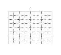 Tappetini scolapiatti di colore chiaro per il bancone della cucina, linea geometrica a traliccio, tappetino scolapiatti moderno in silicone reversibile, grande 18 x 24 pollici