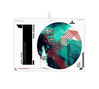 Tappetini scolapiatti retrò con personalità per il piano di lavoro della cucina, poster illustrativo con lettere ispiratrici, tappetino scolapiatti in microfibra per la casa, GIF grande, 18 x 24 polli