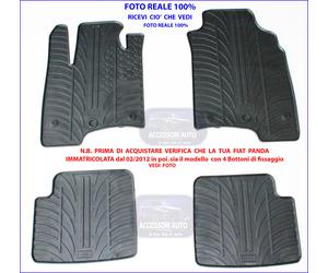 Tappetini Specifici COMPATIBILI per FIAT Panda City Cross 2014> Tappeti auto
