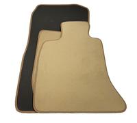 Tappetini specifici per BMW, Velluto Premium Beige, Alta Qualità con Bordatura Elegante (Serie 1 E81/E87 2004-2011)