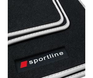 Tappetini Sportline Adatto per Audi A3 8P 8PA Sportback Berlina S-LINE 2003-2012