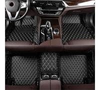 Tappetini Tappetini Per Auto Tappeti Per BMW Serie 5 G60 2023 2024 2025 Tappetini Per Auto Tappetini Antiscivolo Tappetino Di Supporto Tappeti Tappetino(Nero Beige 3pz)