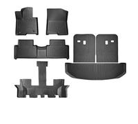 Tappetini Tappetino Bagagliaio Auto Con Cuscino Schienale Tappetini Tutte Stagioni Cargo Liner Per Kia Per Sorento Hybrid 2021-2025 TPE(Per 7 posti FT)
