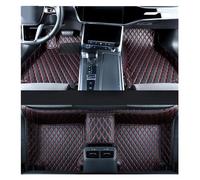 Tappetini Tappeto Tappetini Auto In Pelle Per Dodge Per Challenger 2012-2020 Accessori Interni Tappeti Piedi Auto Moquette(Nero rosso)