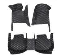 Tappetini Tappeto Tappetini Auto Per VW Per T-Cross 2018-2022 Accessori Interni Tappeti In Pelle Poggiapiedi Auto Moquette(Black White)