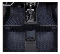Tappetini Tappeto Tappetini Auto Piano Per Nissan Per Frontier Per NP300 Per Navara D23 2015-2020 4 Porte Edizione Internazionale In Pelle Auto Moquette(Nero Blu)