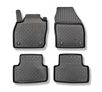 Mossa Tappetini Auto in TPE compatibili con Volkswagen T-Cross Crossover (04.2019- ) - tappeti auto neri - G