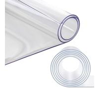 Tappetini trasparenti resistenti, protezione in PVC da 1,5 mm, impermeabili e facili da pulire, resistenti all'usura, adatti agli animali domestici (85 x 135 cm)