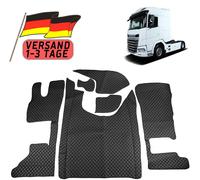 Tappetini Truck LUX per DAF XG XG+ Ecopelle NERO Copertura Tunnel Automatico