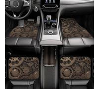 Tappetini universali per auto, 4 pezzi, per auto, con ingranaggi meccanici Steampunk, tappetini per SUV, antiscivolo, adatti per SUV