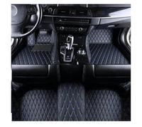 Tappetini Universali Per Dacia Per La Primavera Per Elettrico Per La Città Per K-ZE Per Kwid E-Tech 2021-2023 Car Styling Accessori Impermeabili Tappetini Anti-Incrostazione(3PS BLACK BEIGE,LHD)