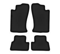 Tappetini velluto per Mitsubishi Eclipse 2G 1995-1999 coupé 4 pezzi Nero DURBAN