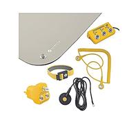 Tappetino 9-361-A: set da tavolo ESD L: 900 mm W: 610 mm spessore: 2 mm grigi...