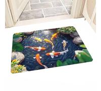 Tappetino a illusione 3D - Funny Water Pond Design, Anti Skid Area Carpet, Long Lasting Decorative Room Accent | Multipurpose Festival Celebration Event Floor Cover for Hall Lounge Doorway Bedroom