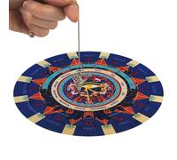 Tappetino a pendolo rotondo, tappetino a pendolo | tappetino per messaggi metafisici - Tappetino a pendolo per prendere decisioni di forma rotonda, tappetino per mouse con pendolo astrologico 8,5