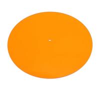Tappetino a tappeto record di record trasparente Tornabile Slipmat Upgrade Aggiornamento della qualità del suono Riduci il rumore della polvere statica per lettore record vintage (Orange trasparente)