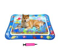 Tappetino Acquatico Gioco per Gatti | 66x47 cm Tappetino d'Acqua Gonfiabile per Gatti | Cuscino Rinfrescante Antiscivolo Impermeabile Giocattolo Graffietto per Gattini Cuccioli Viaggi Interni