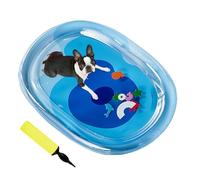 Tappetino Acquatico Per Gatti,Tappetino Rinfrescante Acquatico per Cani Con Pompa | Giocattolo Sensoriale Con Letto D'Acqua Per Arricchimento Di Animali Domestici Ad Uso Interno Ed Esterno