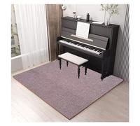 Tappetino acustico insonorizzato, spesso, antiscivolo, per pianoforte e batteria, per ridurre il rumore, colore marrone, ideale per studi musicali e home theater