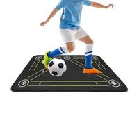 Tappetino Allenamento Calcio,50x80cm Assorbimento Urto In Diatomee - いバーベキュートング | Per Esercitarsi Controllo Palla e Movimenti Piedi per Bambini e Giovani Dentro e