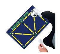 Tappetino Allenamento Calcio Tappetino for l'allenamento del passo da calcio, accessorio sportivo antiscivolo, attrezzatura for il gestore della palla(Color 2)