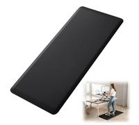 Tappetino anti-affaticamento, tappetino da cucina imbottito da 1,27 cm, 44 x 120 cm, tappetino antiscivolo in memory foam, per scrivania, ufficio, cucina, allevia l'affaticamento delle gambe e il mal