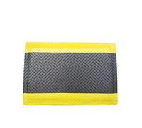 Tappetino Anti-Fatica Industriale, Sicuro Per La Saldatura, Tappeto Antiscivolo Statico, Cuscinetti Per I Piedi Spessi 20 Mm, Gradino Comodo Per Le Casse Dei Supermercati (Nero + Giallo) (60 X 120 Cm)