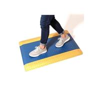 Tappetino anti-fatica per lavoro e casa, comfort e supporto per lunga durata, design antiscivolo, ideale per uso industriale, sollievo lombare, 60 x 80 cm, confezione da 4