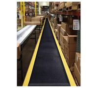 Tappetino anti-fatica per lavoro in piedi, design ergonomico con superficie diamantata per un maggiore comfort, ideale per uso industriale e sul posto di lavoro